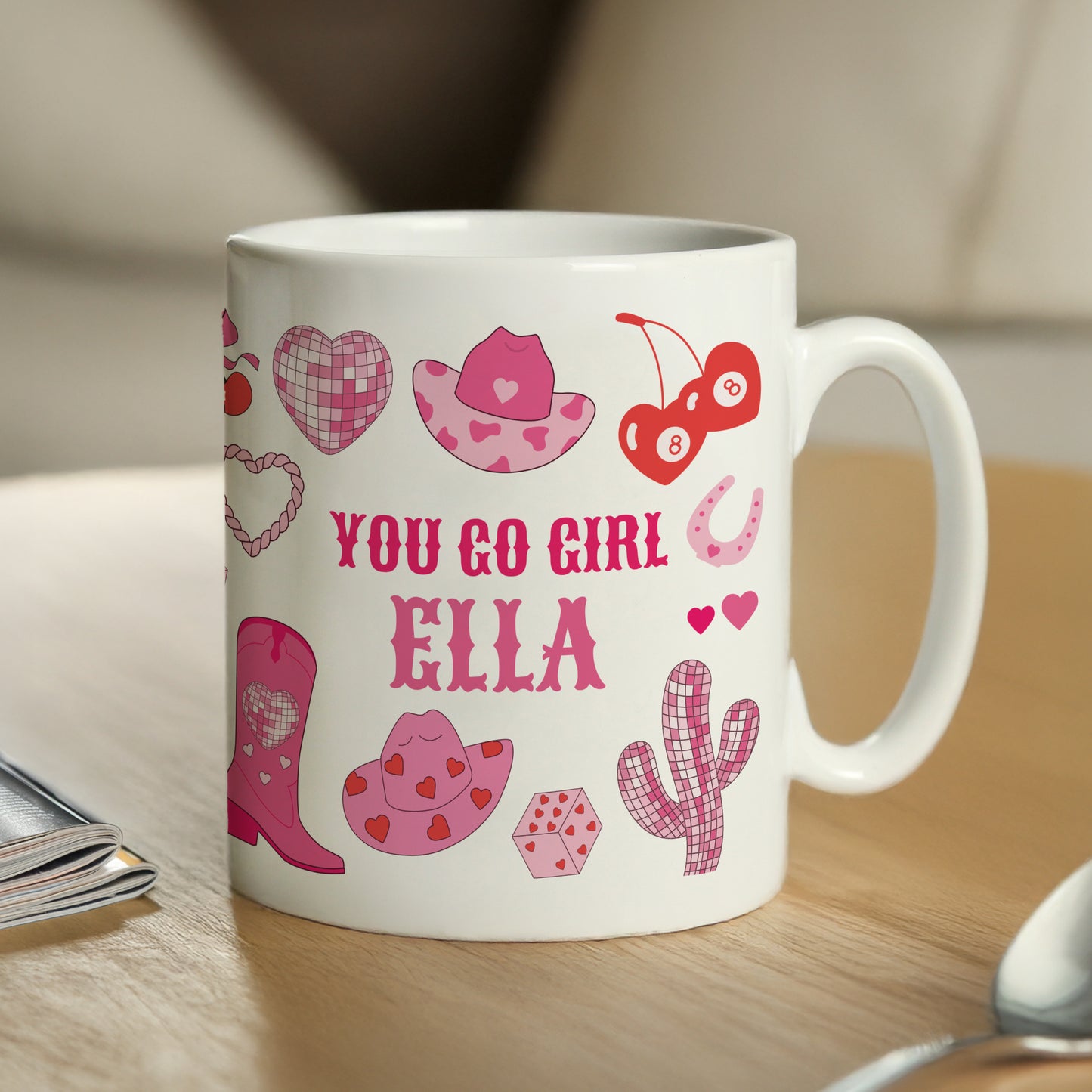 Personalised Cowgirl Mug