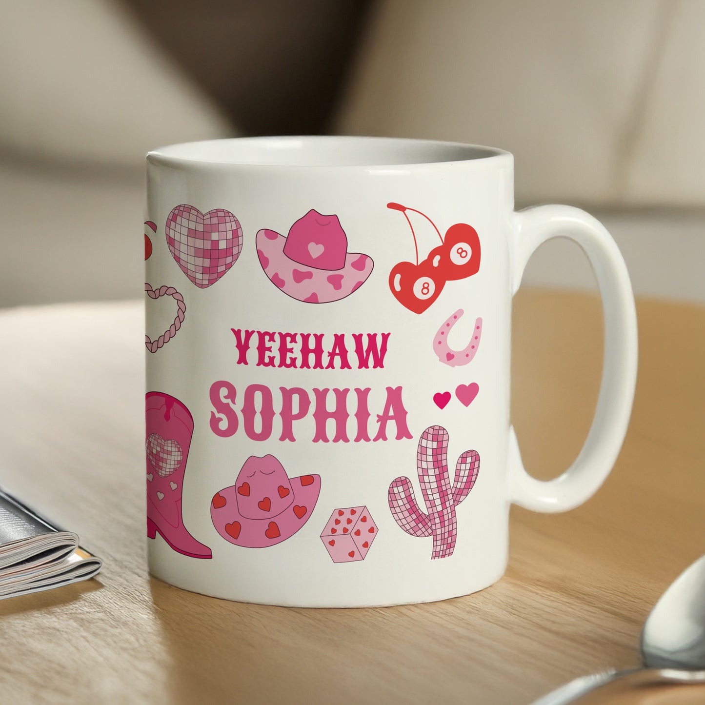 Personalised Cowgirl Mug