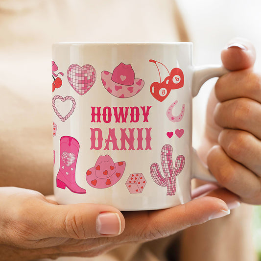 Personalised Cowgirl Mug