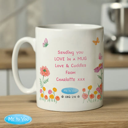 Personalised Me to You Flowery Mug