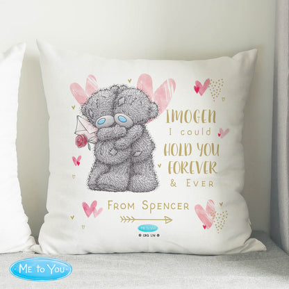Personalised Me To You Hold You Forever Cushion