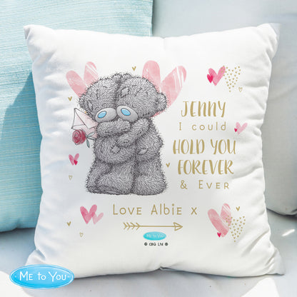 Personalised Me To You Hold You Forever Cushion