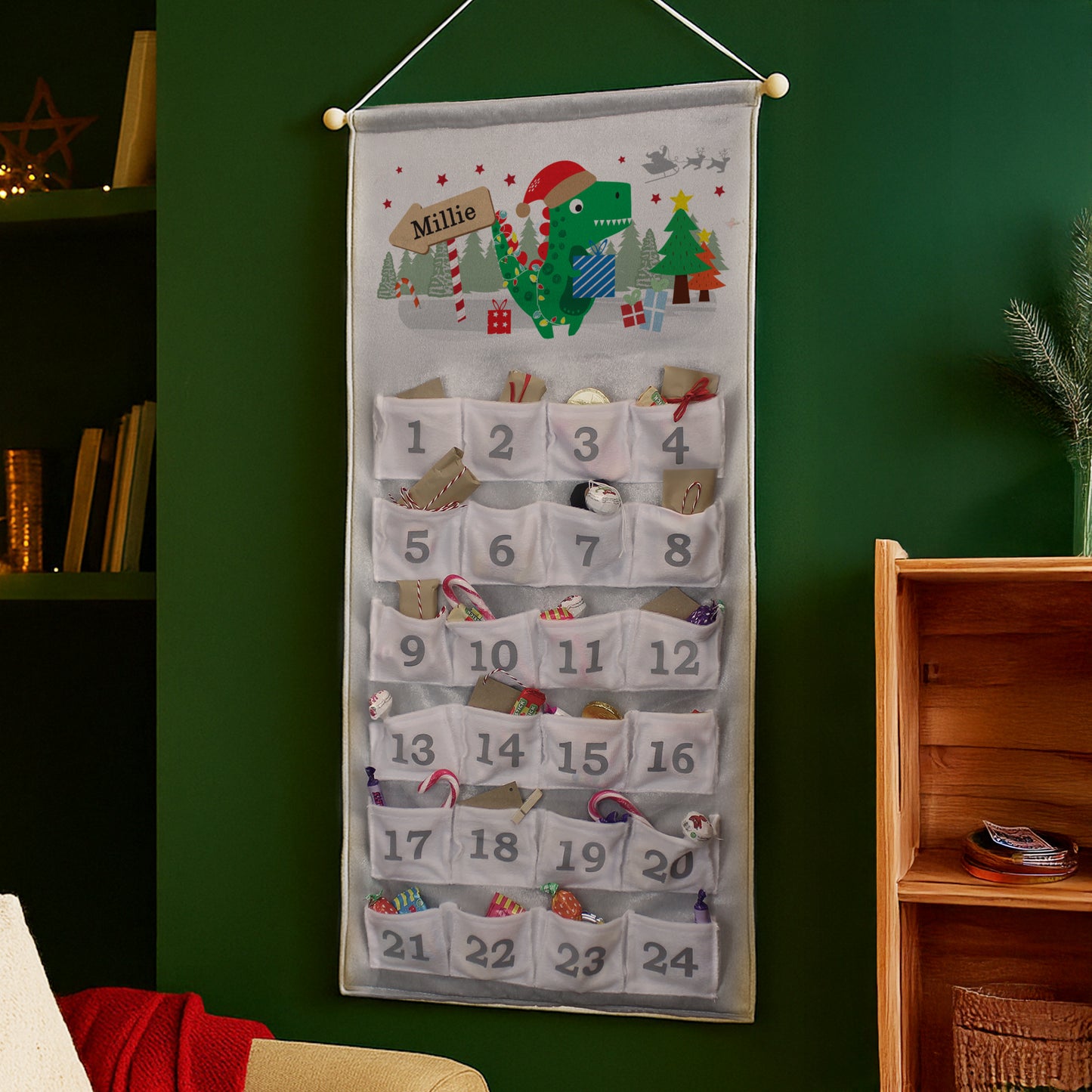 Personalised Dinosaur Advent Calendar