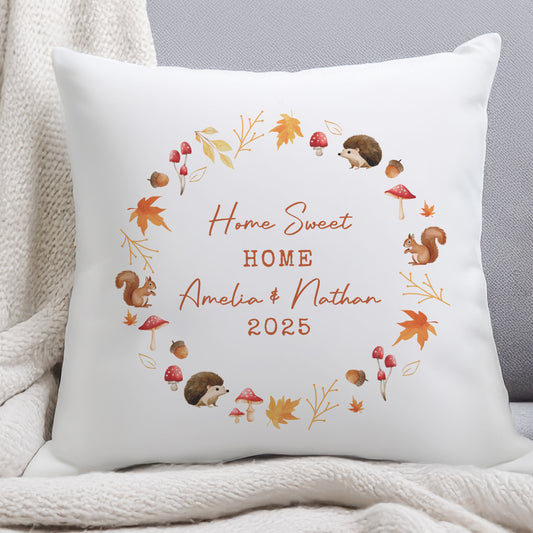 Personalised Autumn Cushion