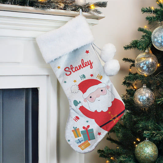 Personalised Santa Christmas Stocking