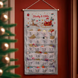 Personalised Santa Sleigh Advent Calendar