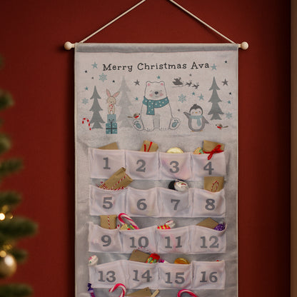 Personalised Polar Bear Advent Calendar