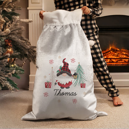 Personalised Gonk Christmas Sack