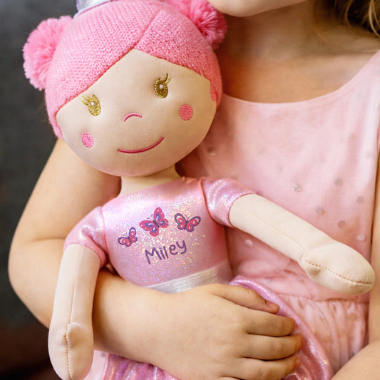 Personalised Butterfly Princess Rag Doll