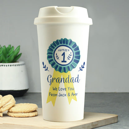 Personalised Number 1 Travel Mug