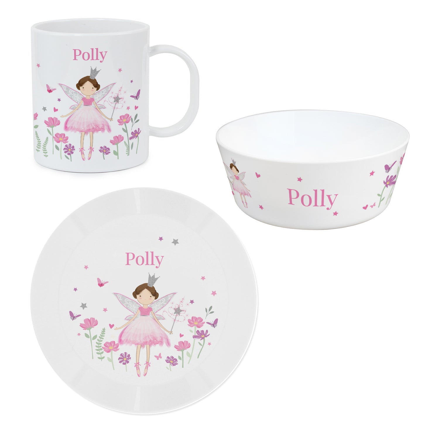 Personalised Fairy Princess Breakfast Set