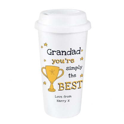 Personalised Simply The Best Travel Mug