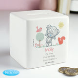 Personalised Tiny Tatty Teddy Woodland Animal Money Box