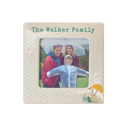 Personalised Puddle Duck Ceramic 4x4 Frame