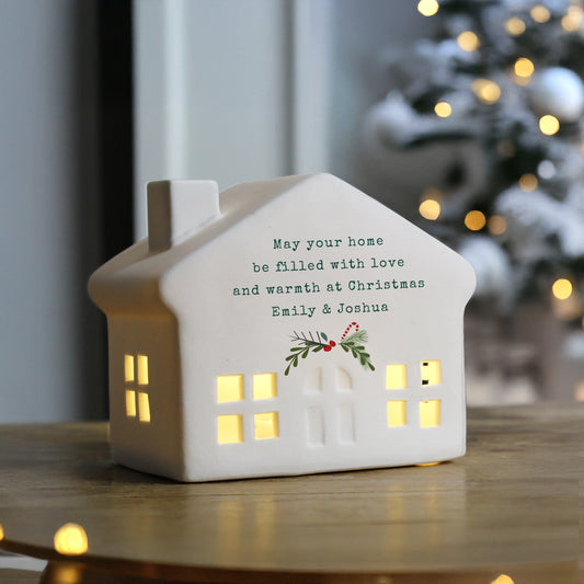 Personalised Christmas LED House