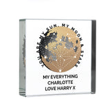 Personalised You Are My Sun My Moon Crystal Token
