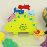 Personalised Free Text Wooden Dinosaur Stacker Toy