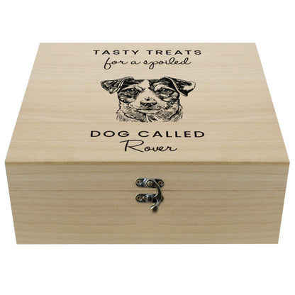 Personalised Dog Breed Wooden Storage Box