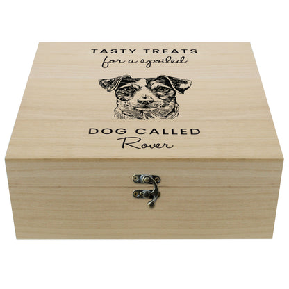 Personalised Dog Breed Wooden Storage Box