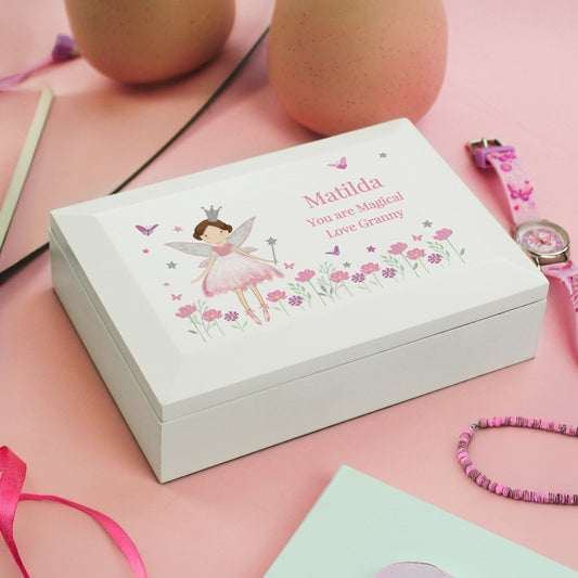 Personalised Fairy Princess Jewellery Box