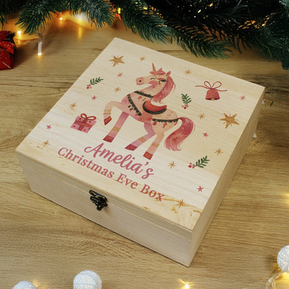 Personalised Unicorn Christmas Eve Box
