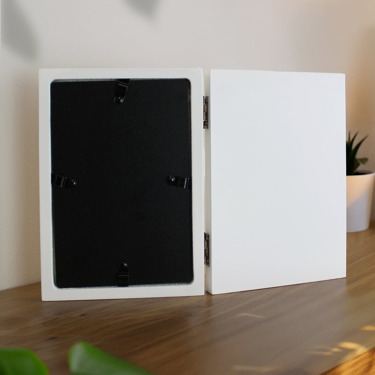 Personalised Memorial Wooden Hinged 6x4 Photo Frame