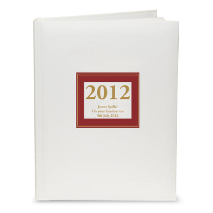 Personalised Red Square Traditional Photo Album