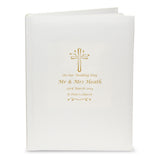 Personalised Gold Cross Traditional Photo Album