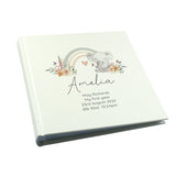 Personalised Floral Elephant Square Photo Album