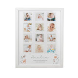 Personalised Woodland Animal White Multi Photo Frame
