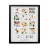 Personalised Special Date Black Multi Photo Frame