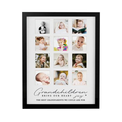 Personalised Grandchildren Black Multi Photo Frame