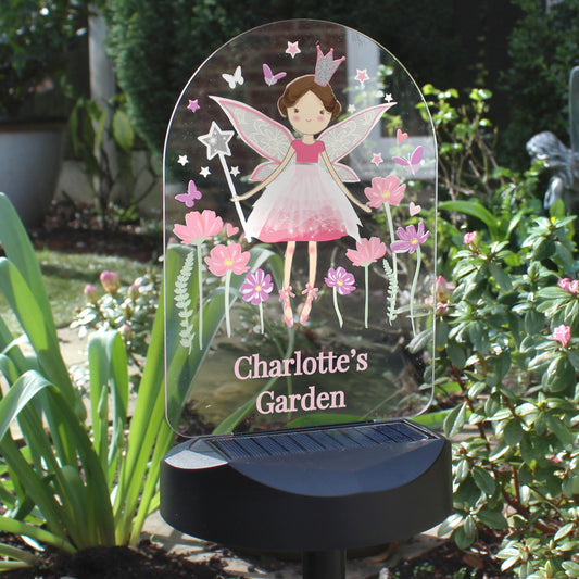 Personalised Fairy Princess Solar Light