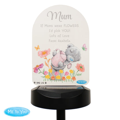Personalised Me to You Garden LED Solar Light