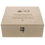 Personalised Large Wooden Christmas Eve Box