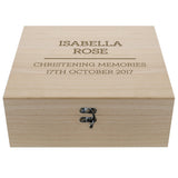 Personalised Any Message Large Wooden Keepsake Box