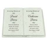 Personalised Couples In Loving Memory Resin Book