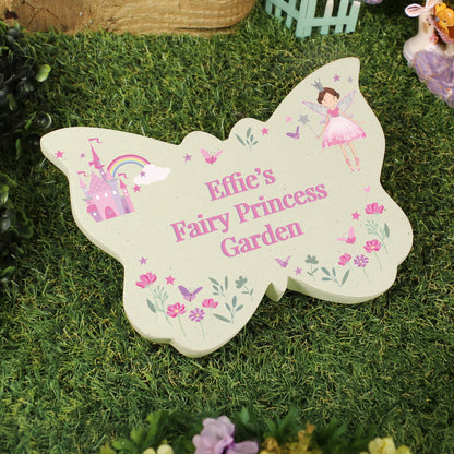 Personalised Fairy Princess Garden Butterfly Ornament