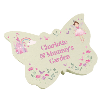 Personalised Fairy Princess Garden Butterfly Ornament