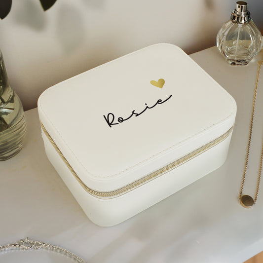 Personalised Travel Jewellery Box