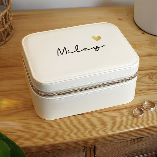 Personalised Travel Jewellery Box