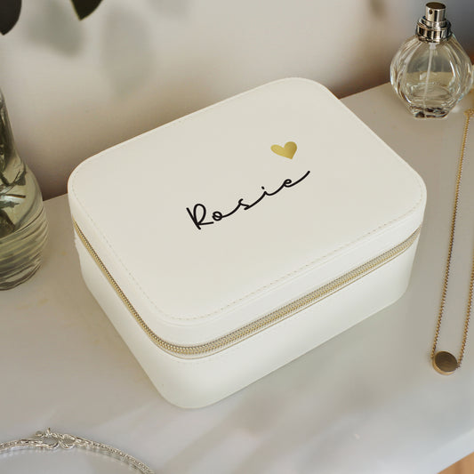 Personalised Travel Jewellery Box