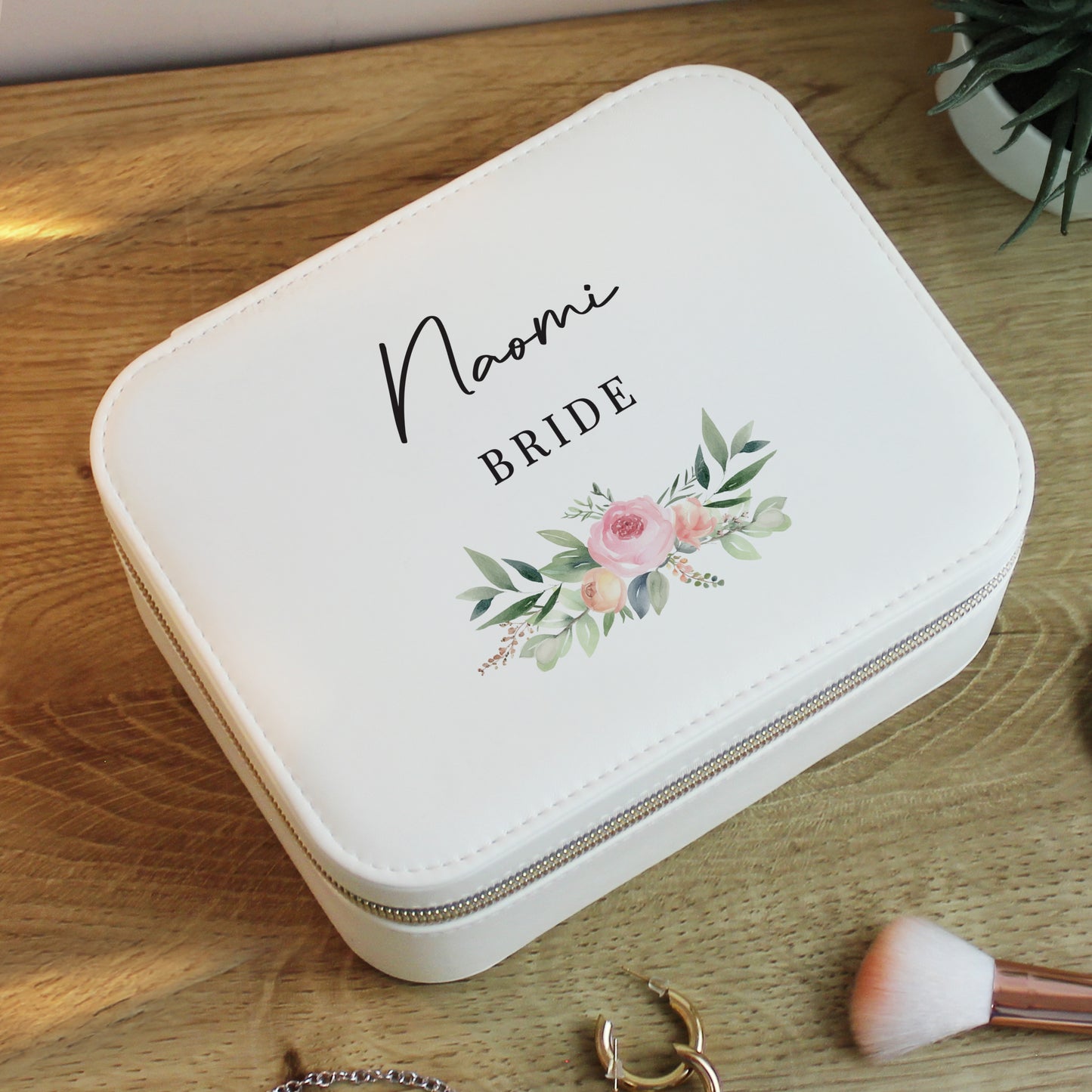 Personalised Wedding Travel Jewellery Box