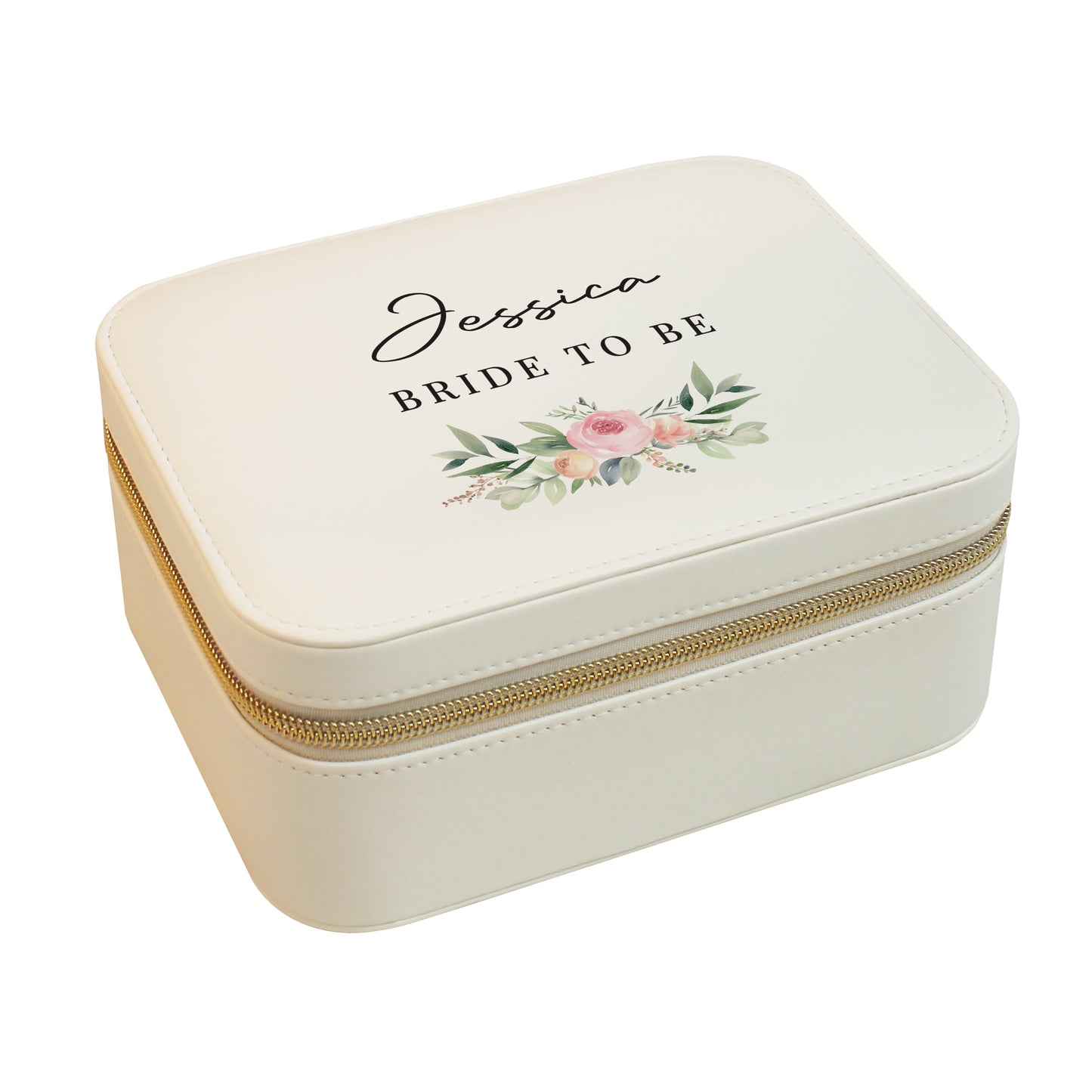 Personalised Wedding Travel Jewellery Box