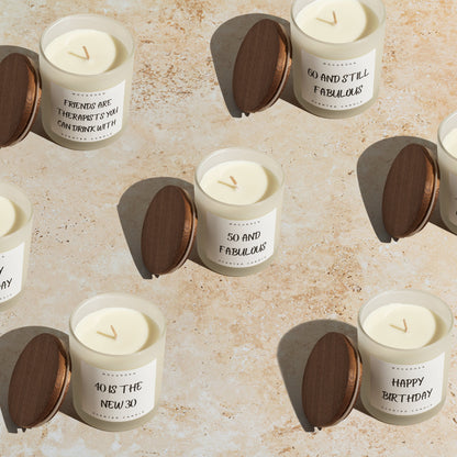 30th Birthday Candle - Luxury Vanilla Soy 220g | 30th Birthday Gift