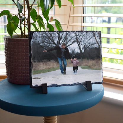 Personalised Rectangle Large Photo Slate