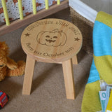 Personalised Halloween Toddler Step Stool Birthdays or Christening