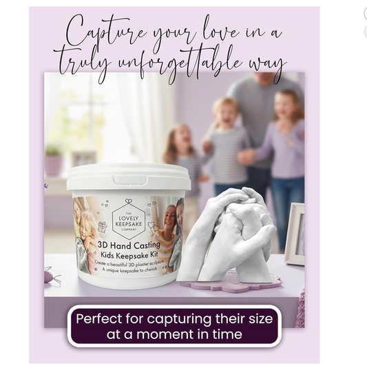 3D Hand Casting Kids Keepsake Kit