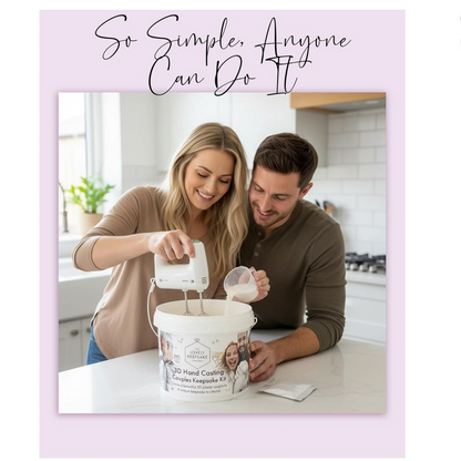 3D Hand Casting Couples Keepsake Kit