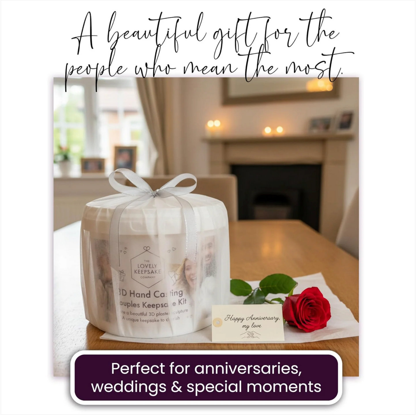 3D Hand Casting Couples Keepsake Kit